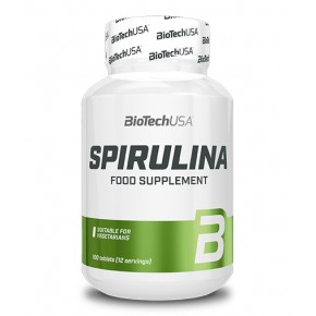 BIOTECH USA Spirulina / Спирулина 450mg. / 100 таблетки