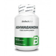 BIOTECH USA Ashwagandha / АШВАГАНДА / 60 капсули