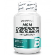 BIOTECH USA MSM Chondroitin Glucosamine/ МСМ ХОНДРОИТИН ГЛЮКОЗАМИН / 60 таблетки
