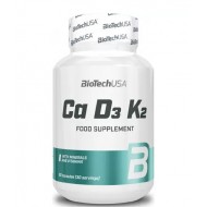 BIOTECH USA Ca D3 K2 / 90 капсули
