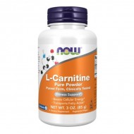 NOW - L-Carnitine Powder / L-КАРНИТИН на прах - 85 гр
