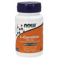 NOW - L-Carnitine 500 мг / L-КАРНИТИН - 30 Капсули