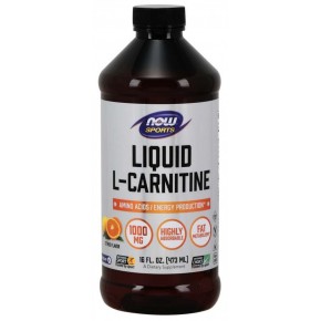 NOW - L-Carnitine Liquid / L-КАРНИТИН ЦИТРУС - 1000 мг (465 МЛ)