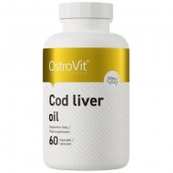 Cod Liver Oil 500 mg / МАСЛО ОТ ТРЕСКА 60 гел-капсули OSTROVIT