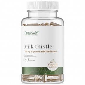 Milk Thistle / БЯЛ ТРЪН / СИЛИМАРИН 30 веге капсули | OstroVit