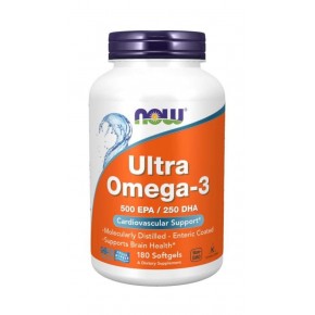 NOW - Ultra Omega-3 / УЛТРА ОМЕГА 3 - 180 Дражета
