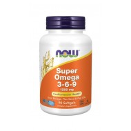NOW - Super Omega / СУПЕР ОМЕГА 3-6-9 1200 МГ - 90 Дражета