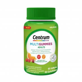 Centrum (Центрум) Витамини и минерали, Мултифрут, желирани таблетки х 60 за възрастни