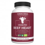 Beef Heart (grass fed)/ Говеждо сърце 500 mg  х 180 капсули/ Nordic Kings