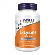 Л-Лизин, L-Lysine 500 мг 100 капсули NOW