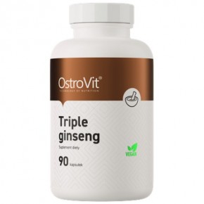 Triple Ginseng Complex / ТРОЕН ЖЕН-ШЕН КОМПЛЕКС 90 капсули OSTROVIT