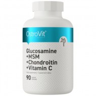 Glucosamine + MSM + Chondroitin + VIT C / ГЛЮКОЗАМИН + МСМ + ХОНДРОИТИН + ВИТАМИН С 90 таблетки OSTROVIT