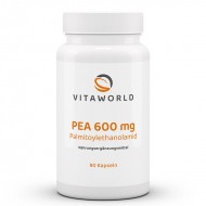 PEA (палмитоилетаноламид) 600 mg x 90 капсули/ Vita World