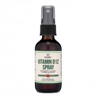 Витамин В12 (метилкобаламин) 500 µg спрей x 60 ml, с вкус на малина, 125 дози/ Double Wood