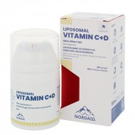 Липозомен витамин С + D3, орален спрей гел, с аромат на манго х 50 ml/ Nordaid