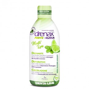Drenax Forte Plus, детокс напитка против задържане на течности с вкус на мента и лайм х 750 мл Paladin Pharma