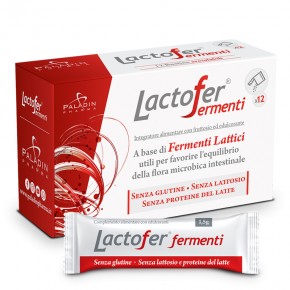 Lactofer Fermenti, пробиотик с 5 млрд. активни пробиотични бактерии х 12 диспергиращи сашета Paladin Pharma