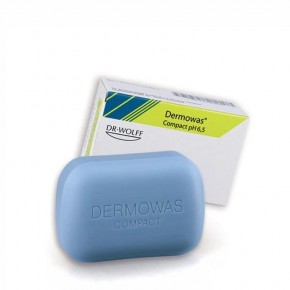 ДЕРМОВАС КОМПАКТ / Dermowas Compact pH 6.5 Сапун против акне х100 грама Dr. Wolff 