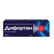 Дифортан 100 мг/г гел етофенамат за облекчаване на болка възпаление и отоци x50 г USP