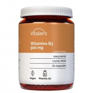 Витамин B3 (никотинамид) 500 mg x 60 капсули/ Vitaler's