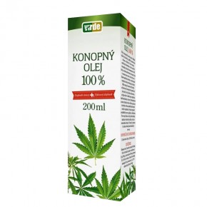 Студено пресовано масло от конопено семе + витамин Е 100 mg x 200 ml/ Virde