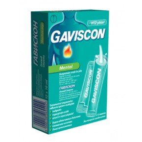 Гавискон ликвид, Gaviscon liquid 12 сашети