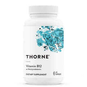 Витамин B12 1000 µg (метилкобаламин) x 60 капсули/ Thorne