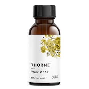 Витамин D3 500 IU  + K2 100 µg x 30 ml капки/ Thorne