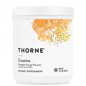 Креатин (монохидрат) 5000 mg x 384 g прах, с вкус на ананас и портокал/ Thorne