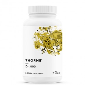 Витамин D3 1000 IU x 180 капсули/ Thorne