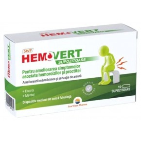 ХЕМОВЕРТ 10 супозитории