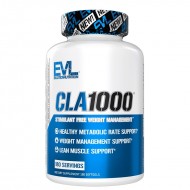 КЛА 1000 mg (Конюгирана линолова киселина) x 180 софтгел капсули/ Evlution Nutrition