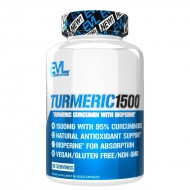 Куркума 500 mg + черен пипер х 90 капсули/ Evlution Nutrition