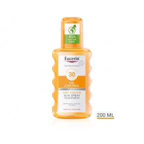 Eucerin Sun Oil Control Прозрачен слънцезащитен спрей Sensitive Protect SPF 30 200 мл