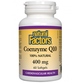 Коензим Q10 400 мг 60 капсули Natural Factors