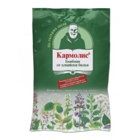 Кармолис, Carmolis бонбони без захар 75 г - Аптека Prime Кармолис, Carmolis бонбони без захар 75 г