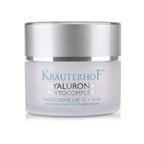 Кройтерхоф, Krauterhof Hyaluron+ дневен крем за лице с SPF15 50 мл