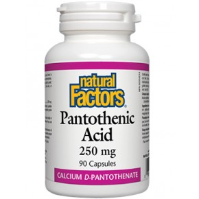 Пантотенова киселина (Vitamin B5) 250 mg 90 капсули Natural Factors