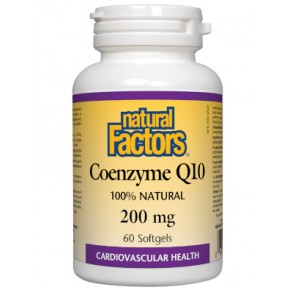 Коензим Q10 200 мг х 60 софтгел капсули Natural Factors