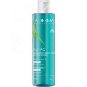 A-Derma Phys-Ac Почистващ пенещ се гел 200 мл.