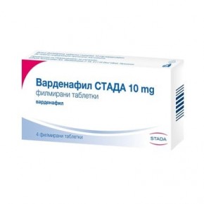 ВАРДЕНАФИЛ СТАДА 10 mg х 4