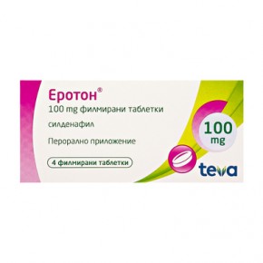 ЕРОТОН ТАБЛ. 100МГ Х 4