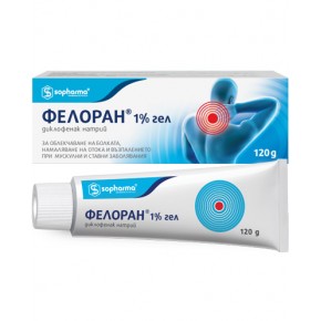 Фелоран 1% гел 120 g