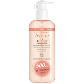 Avene Trixera Nutrition нутри-флуиден почистващ гел  500 мл